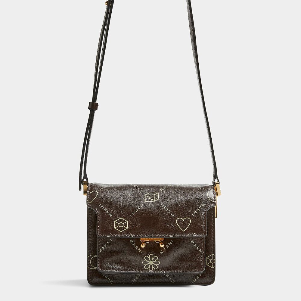 BNWT AW22 MARNI LOGO PRINTED TRUNK BAG